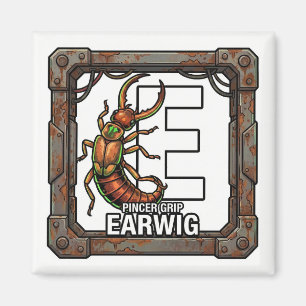 E steht für Ohrwurm – GTA Style ABC Lernmagnet Magnet