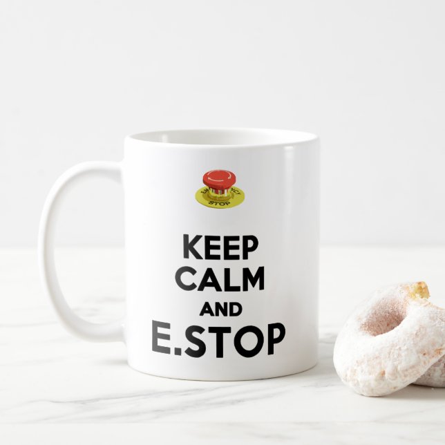E STOP KAFFEETASSE (Mit Donut)