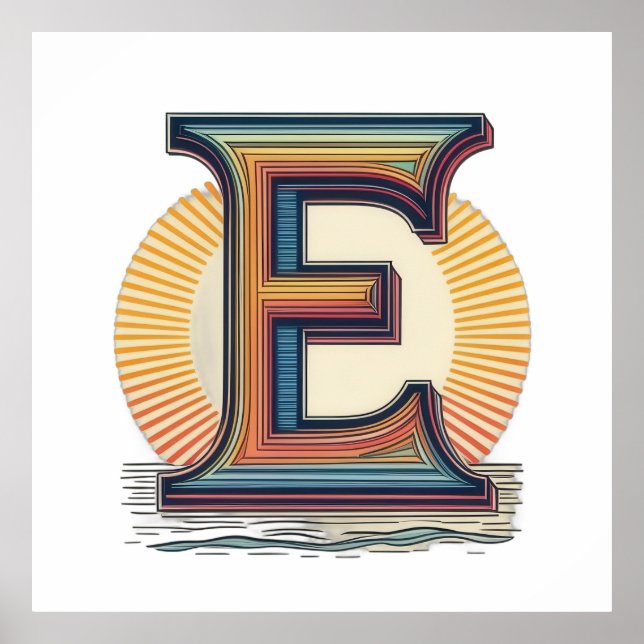 E Strahlung Poster (Vorne)