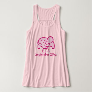E.T.A. Elefant umarmt rosa Mütterschaft Tank Top