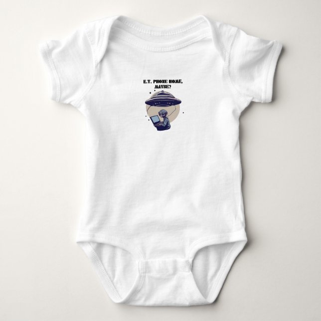 E.T. Zuhause, vielleicht? Baby Strampler (Vorderseite)