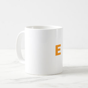 E-Tasse für kundenspezifische Buchstaben Kaffeetasse