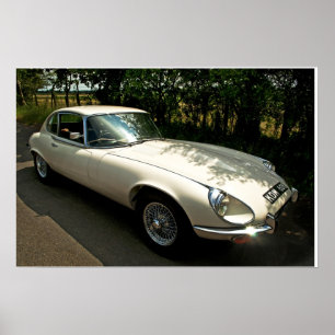 E-Type Jaguar Poster