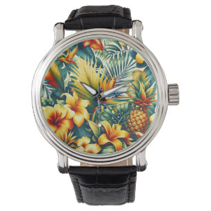 E-Uhr mit tropischer Oberfläche Armbanduhr