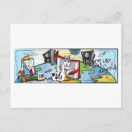 E Versus B - Dance like it your last Postcard Feiertagspostkarte