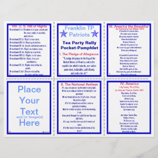 E-VIII** Patriotische Kundgebung (benutzerdefinier Flyer