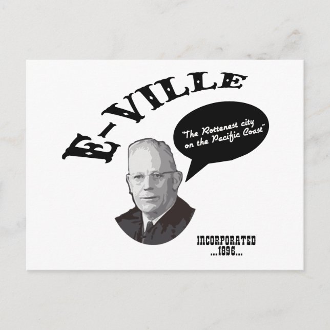 E-Ville - Emeryville California Postkarte (Vorderseite)