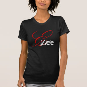 E Zee einfacher ezee ROTES KENNZEICHEN-ENTWURF T - T-Shirt
