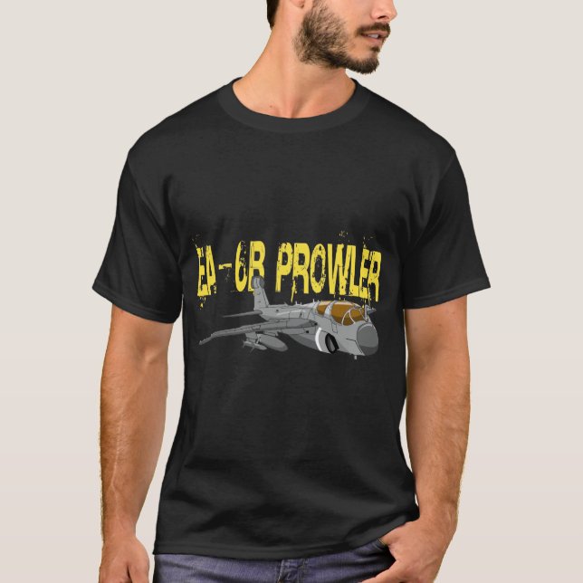 EA-6B Prowler Military Airplane T-shirt design (Vorderseite)