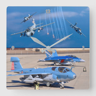 EA-6B PROWLER QUADRATISCHE WANDUHR