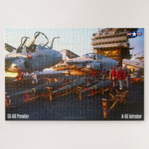 EA-6B PROWLER und A-6E-INTRUDER (20x30 INCH) Puzzle