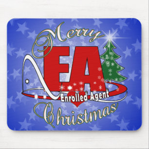 EA CHRISTMAS Eingeschriebener Agent Mousepad