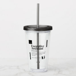 EA Definition Clear Tumbler Acryltrinkbecher