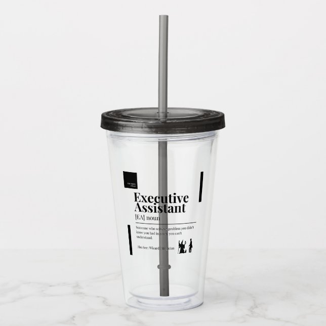 EA Definition Clear Tumbler Acryltrinkbecher (Vorderseite)