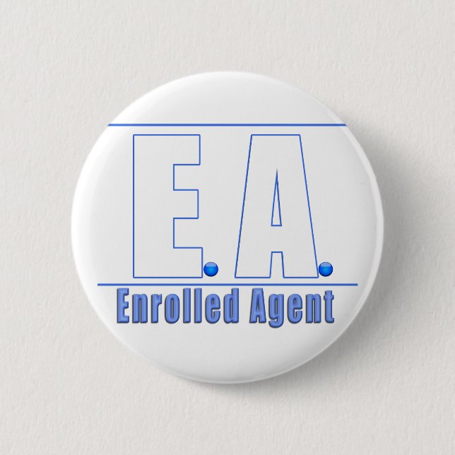 EA LOGO1 ENROLLED AGENT BUTTON (Vorderseite)