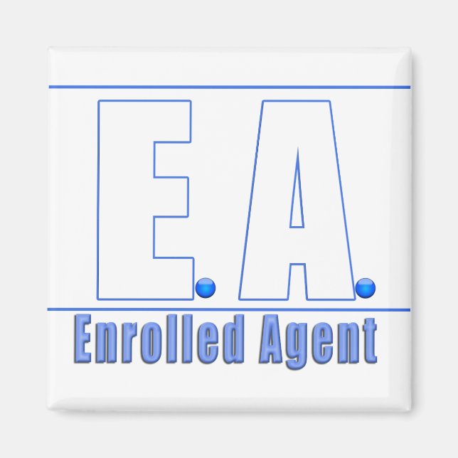 EA LOGO1 ENROLLED AGENT MAGNET (Vorne)