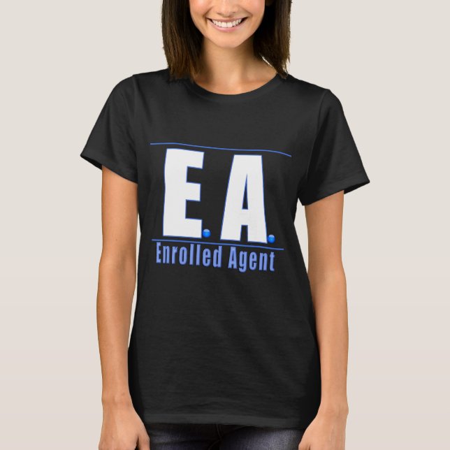 EA LOGO1 ENROLLED AGENT T-Shirt (Vorderseite)