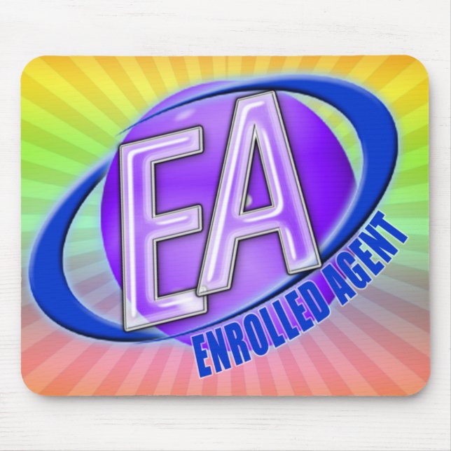 EA ORB SWOOSH LOGO - ENROLLED AGENT MOUSEPAD (Vorne)