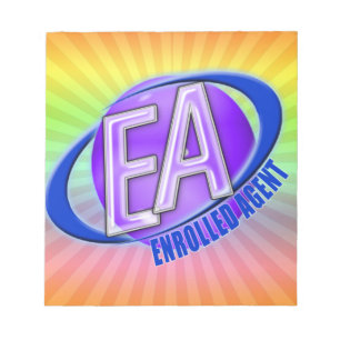 EA ORB SWOOSH LOGO - ENROLLED AGENT NOTIZBLOCK