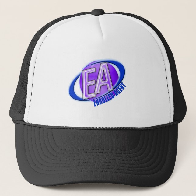 EA ORB SWOOSH LOGO - ENROLLED AGENT TRUCKERKAPPE (Vorderseite)