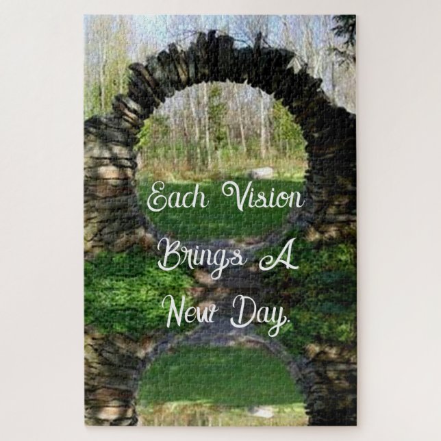 EACH VISION BRINGS A NEW DAY Puzzle (Vertikal)