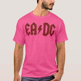 Eadg 4 String Bass - Rock Heavy Metal Design T-Shirt