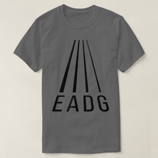 EADG 4 String Perspective - Bass GuitarBass Player T-Shirt (Design vorne)