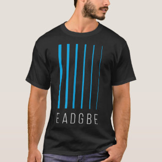 EADGBE 6 String Guitar Player & Guitarist - Cool65 T-Shirt