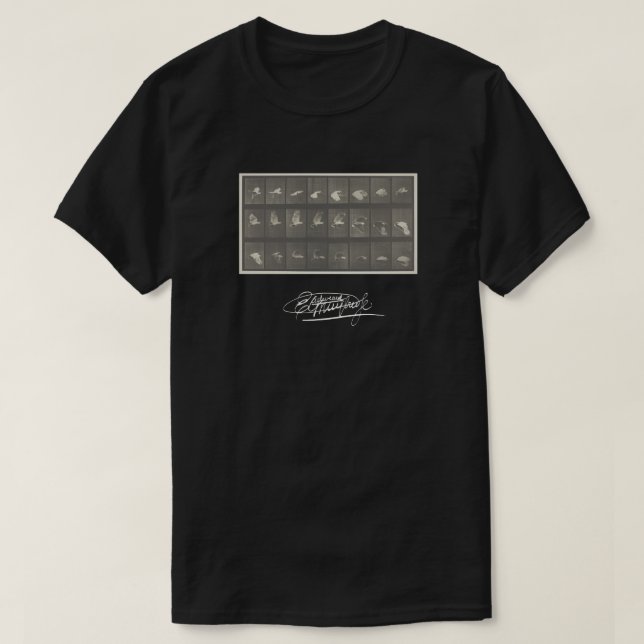 Eadweard Muybridge Animal Locomotion T-Shirt (Design vorne)