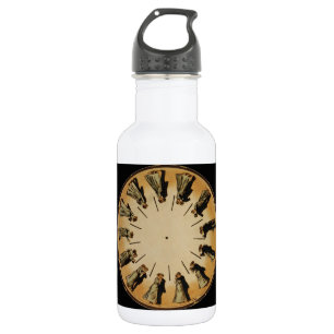 Eadweard Muybridge Paare Waltzing Phenakistoscope Edelstahlflasche