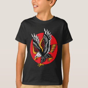 Eagle American Traditional Tattoo Tinte Old School T-Shirt