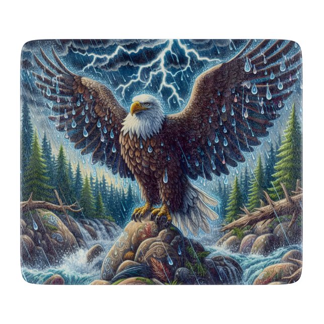 Eagle Art Cutting Board Schneidebrett (Vorderseite)