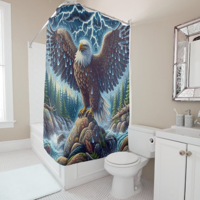 Eagle Art Duschvorhang (Beispiel)