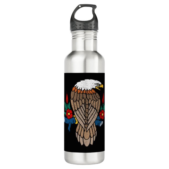 Eagle Art Edelstahlflasche (Vorderseite)