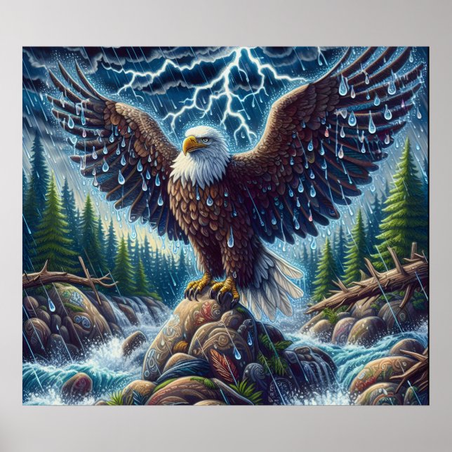 Eagle Art Poster (Vorne)