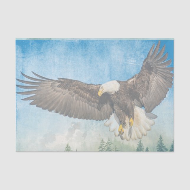 Eagle Artwork Decoupage Seidenpapier (Vorderseite)
