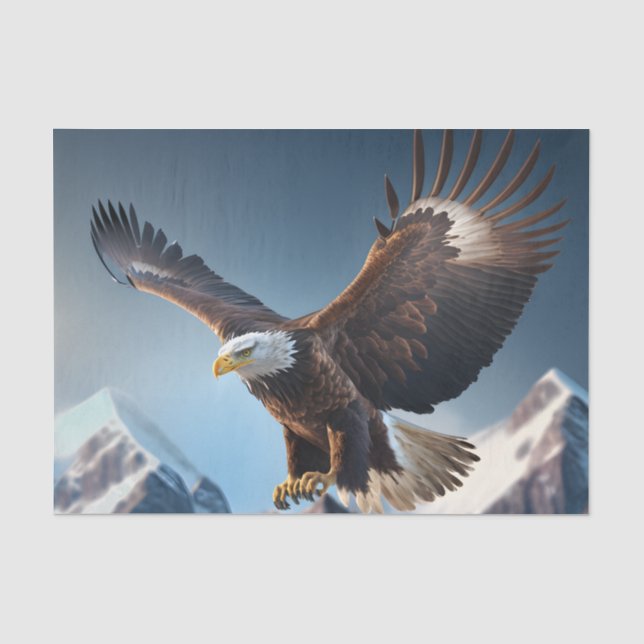 Eagle Artwork Decoupage Seidenpapier (Vorderseite)