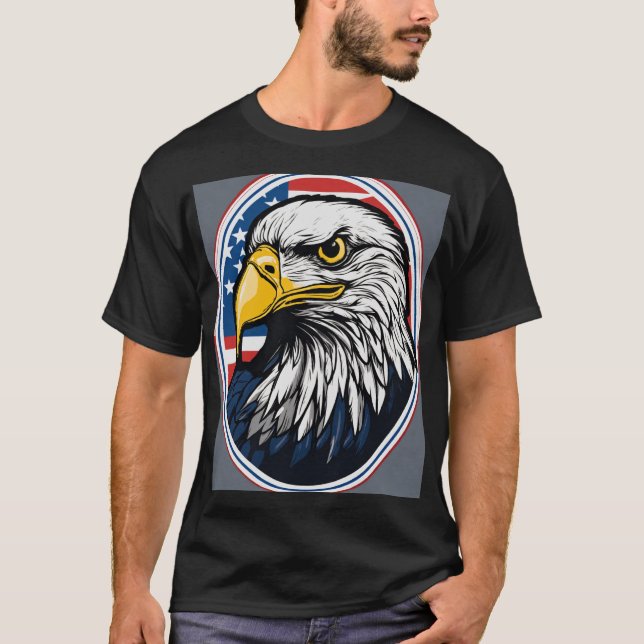 Eagle-Augenansicht T-Shirt (Vorderseite)