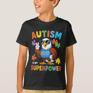 Eagle Autismus ist meine Superpower Accept Support T-Shirt
