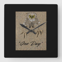 Eagle Baby & Footprints im Sand "One Day"