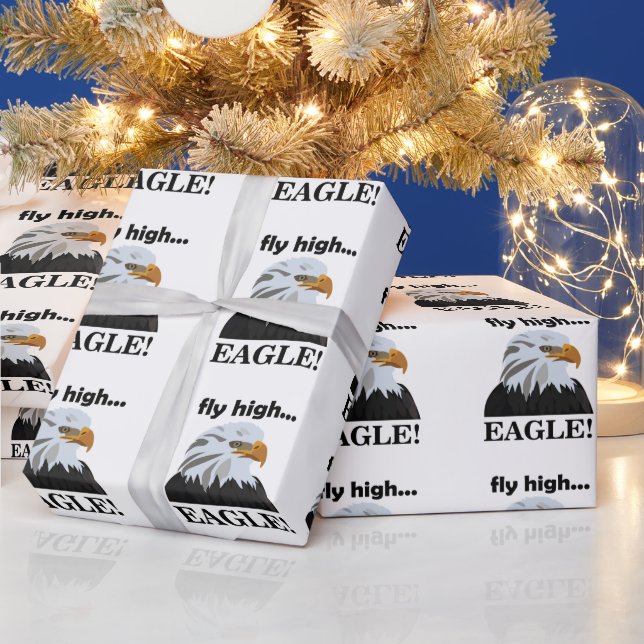 Eagle Bald Eagle Fly High Eagle Geschenkpapier (Feiertage)