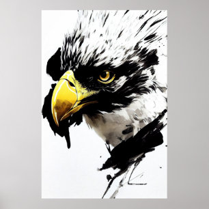 Eagle Bald Wild Natur Freier Geist Pinacoteca Poster