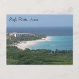 Eagle Beach, Aruba, auf der Postkarte