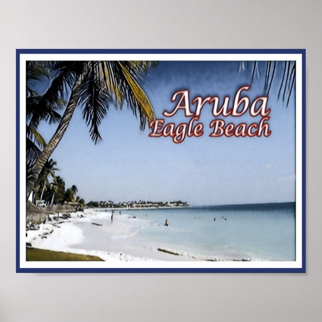 Eagle Beach - Aruba - Poster (Vorne)