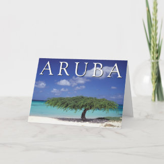 Eagle Beach | Karibik, Aruba Dankeskarte