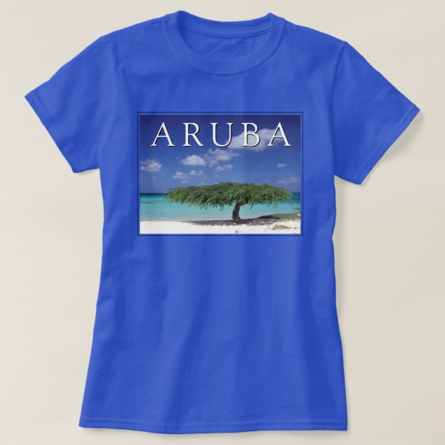 Eagle Beach | Karibik, Aruba T-Shirt (Design vorne)