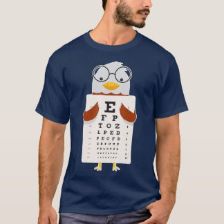 Eagle Bird Eye Chart Snellen Chart T-Shirt