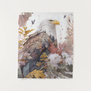 Eagle Bird Portrait Animal Painting Wildlife Free Wandteppich
