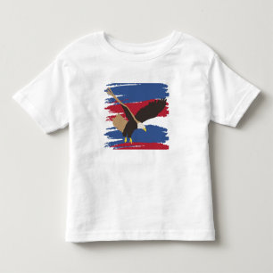 Eagle Bird USA Patriotic American Flag Kleinkind T-shirt