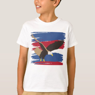 Eagle Bird USA Patriotic American Flag T-Shirt